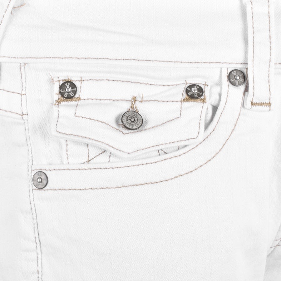 True religion white jean shorts sale